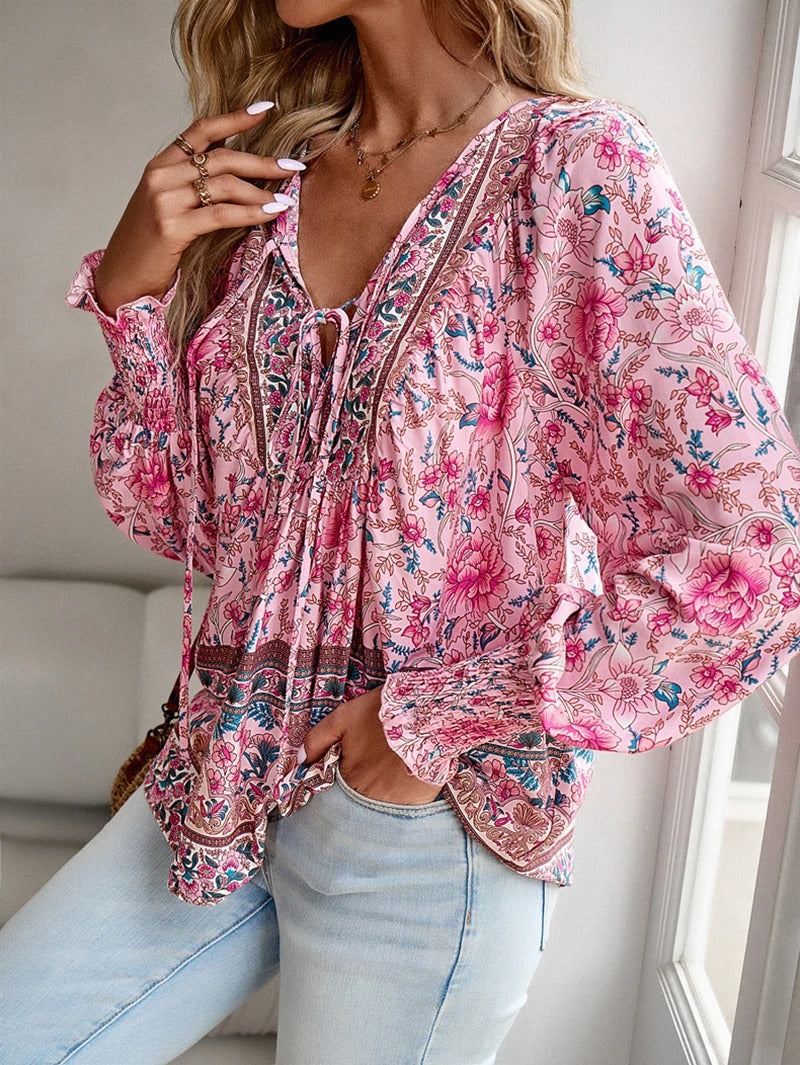 Helena™ - Top Floral Premium de Verano