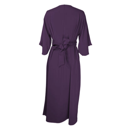 Vestido elegante con mangas abullonadas