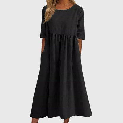 Haisley | Elegante Vestido Midi Fluyente