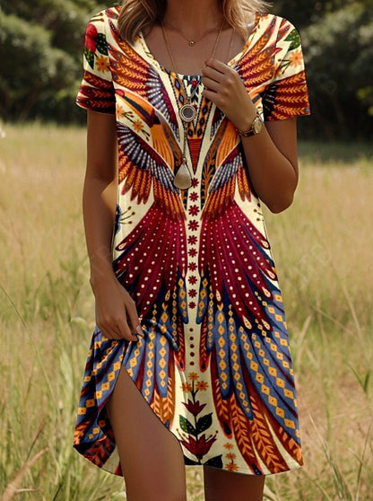 JULIA – VESTIDO BOHO CHIC VIBRANTE