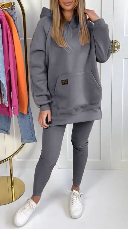 Nerina | Conjunto de Sudadera Casual y Leggings