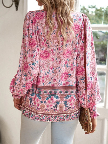 Helena™ - Top Floral Premium de Verano