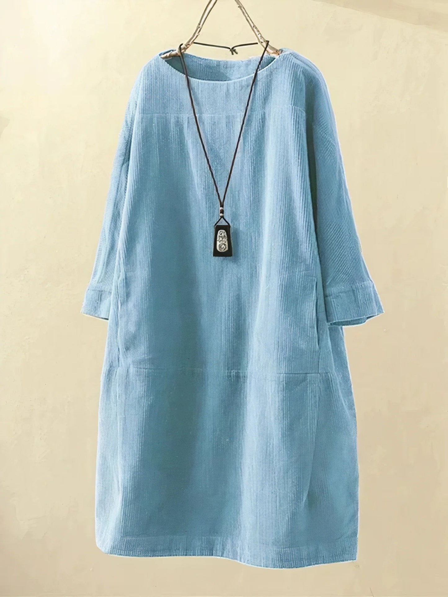 Alexis - Vestido Relajado de Pana Vintage
