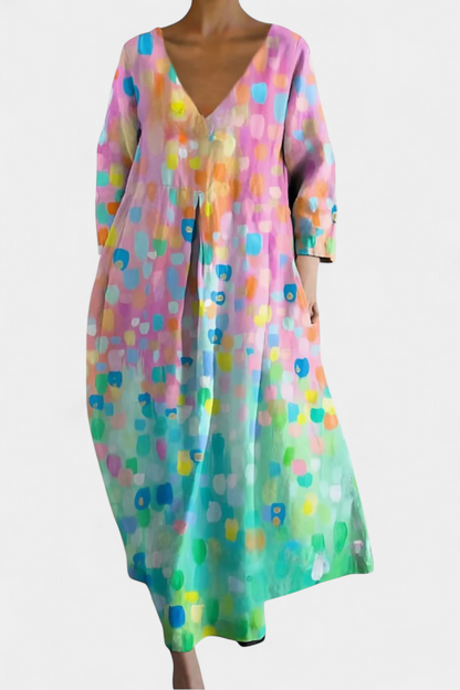 NAOMI – VESTIDO MIDI ART BLOOM