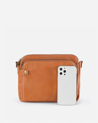 Jovie - Elegante Bolsa Cruzada de Tres Capas