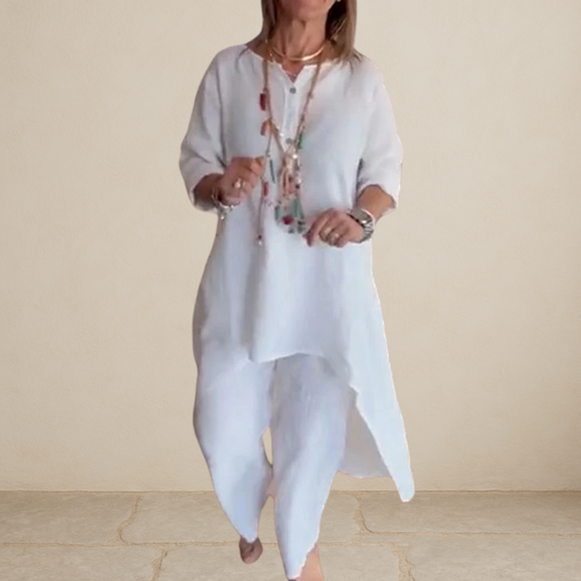 CAELIRA – CONJUNTO CASUAL DE DOS PIEZAS PARA MUJER