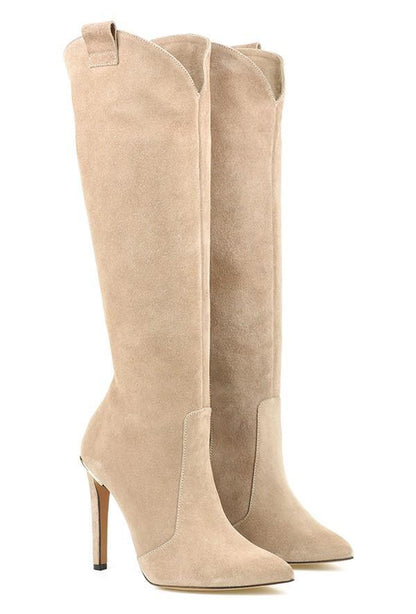 Botas de Cuero Cómodas Altas