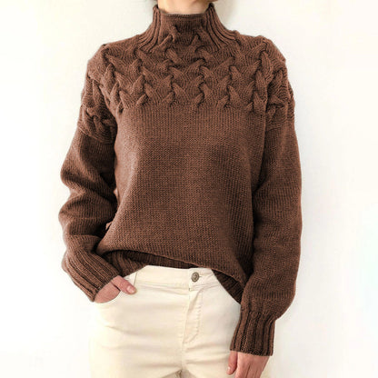 Elena | Suéter de Cuello Alto de Lana
