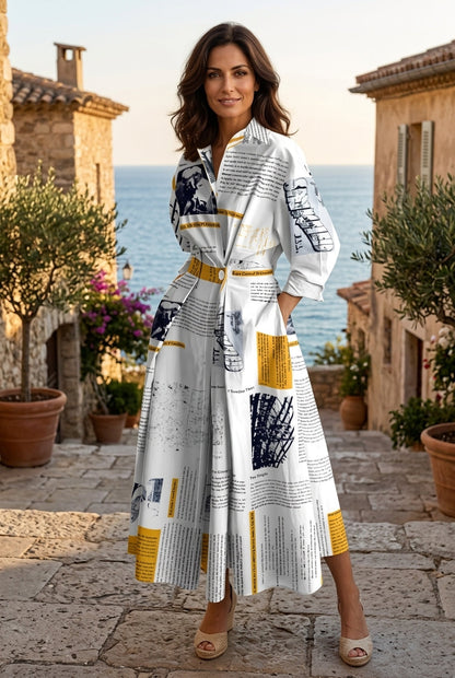 Vestido Largo Tipo Cartera Elegante con Cuello - Chic y Atemporal