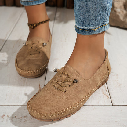 Lina - Mocasines Cómodos de Ante
