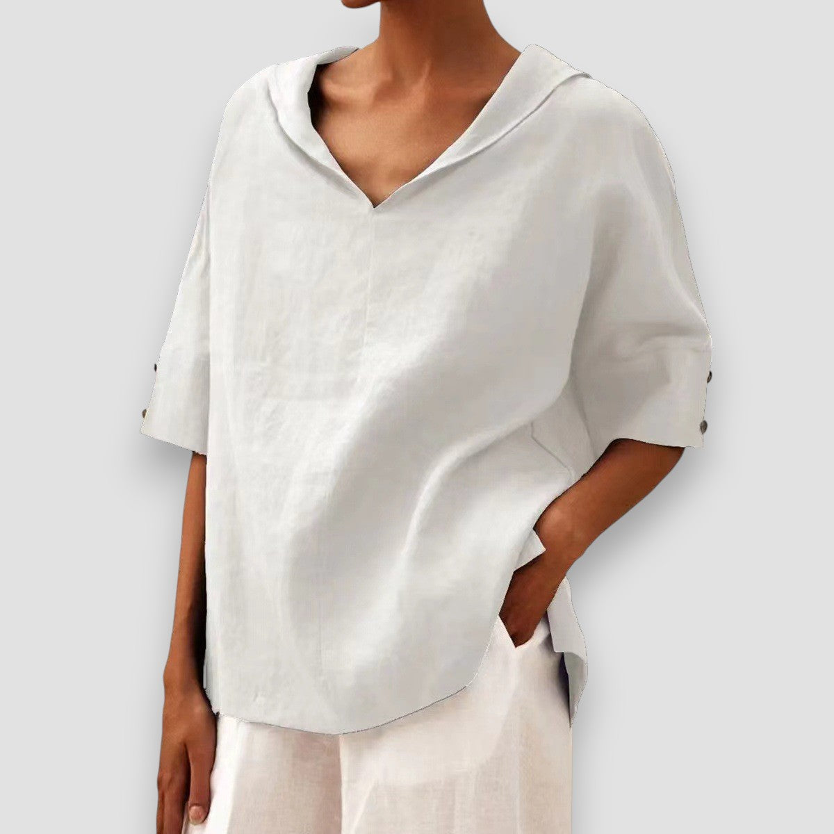 Elda | Camisa Escote en V