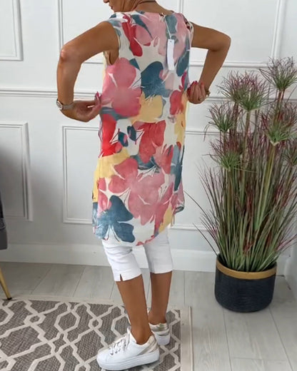BLUSA LARGA DE FLORES KLARISSA