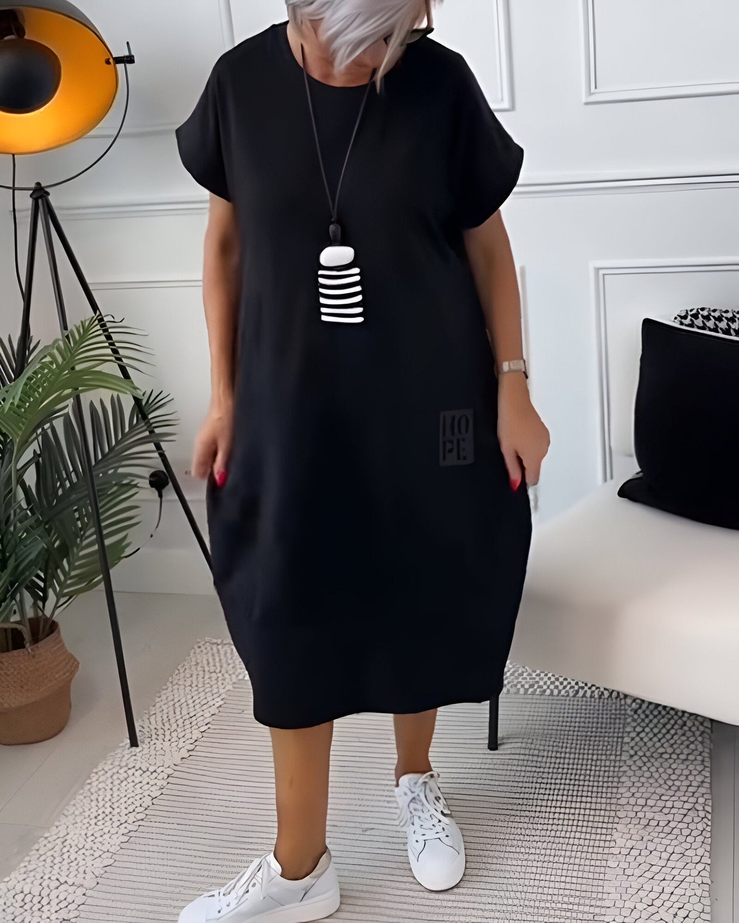 Bessie – Vestido Camisón Midi Confortable