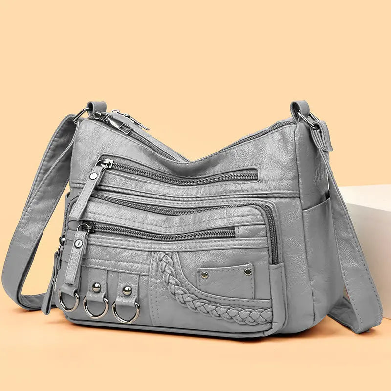 Lilith - Bolso Cruzado Multi-Capa Atemporal