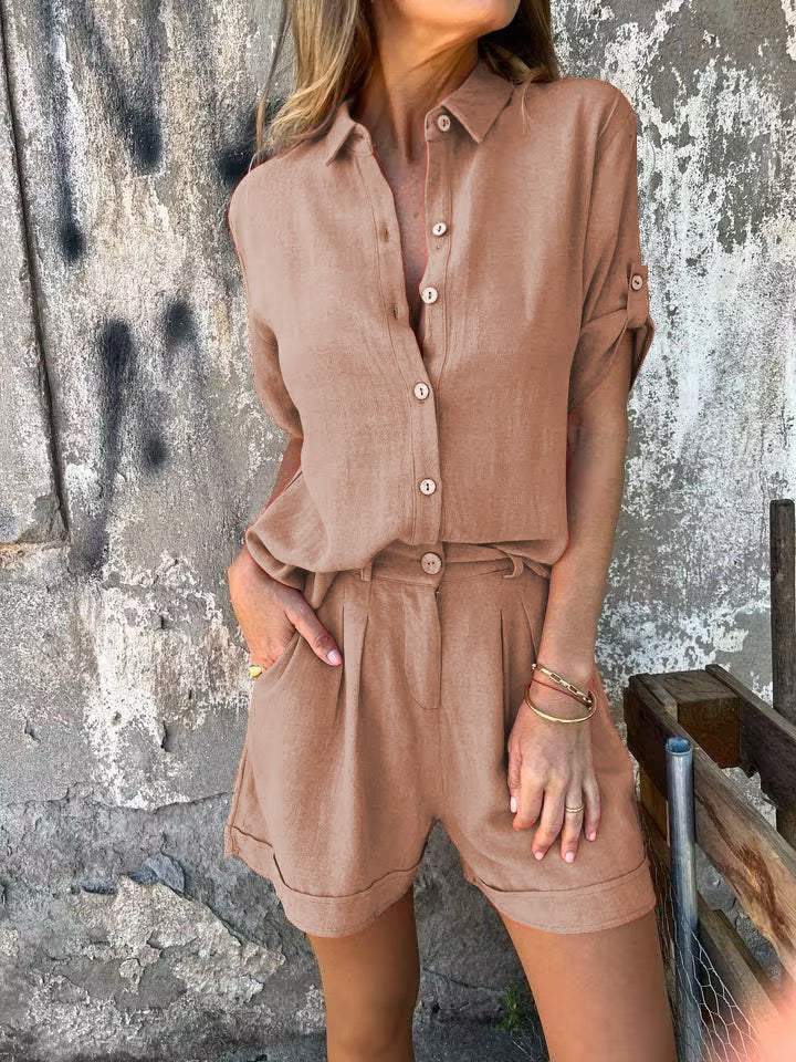 Jolie – Conjunto de Algodón-Lino Estiloso