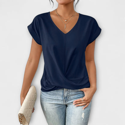 Carlinda | Top Elegante con Escote en V