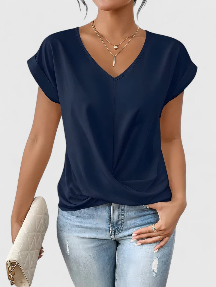 Mahrianne | Top Con Cuello En V Confortable