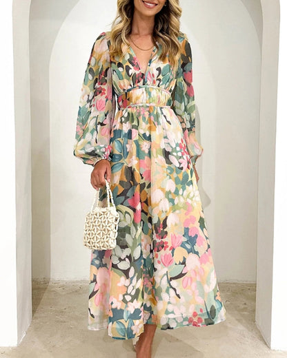 Lote | Vestido Floral Elegante