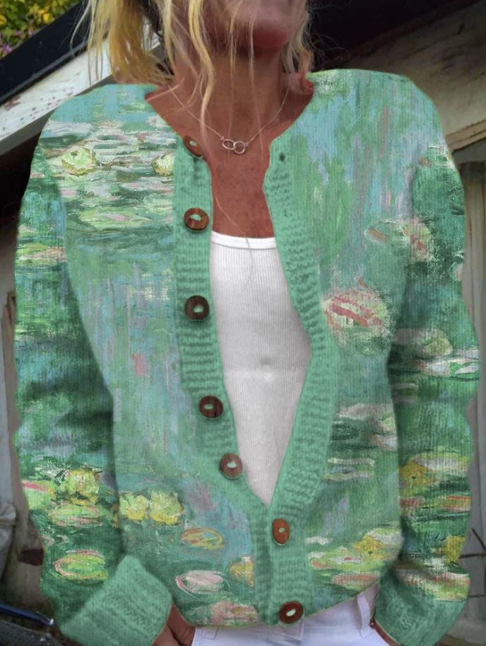 Anwen | Cárdigan verde