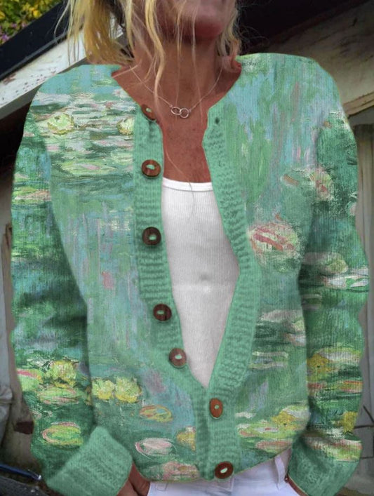 Anwen | Cárdigan verde