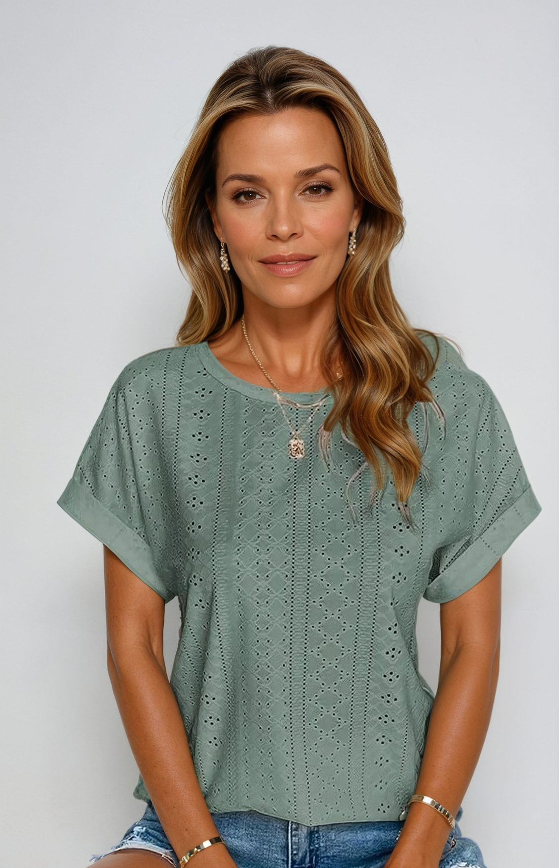Riza™ | Top Casual con Ojal