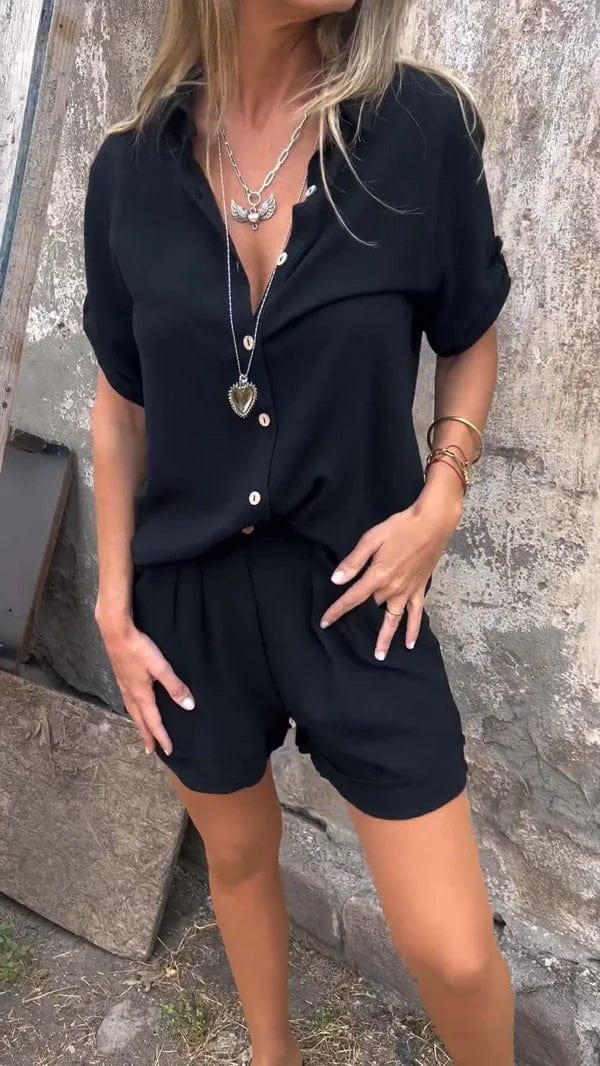 Noa - Conjunto de Mezcla de Lino de Dos Piezas