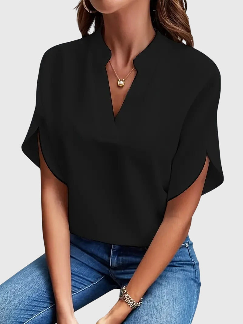 Beatrix™ | Camisa V-Neck Suave y Elegante