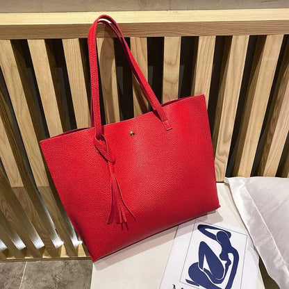 Bolso de Hombro de Cuero Suave Istar