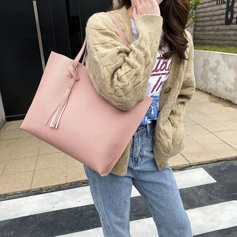 Bolso de Hombro de Cuero Suave Istar