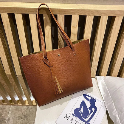 Bolso de Hombro de Cuero Suave Istar