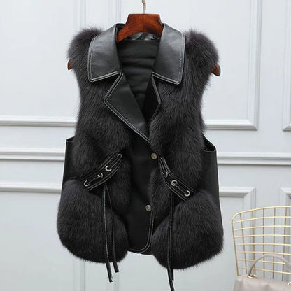 NEREIDA – CHAQUETA DE PIEL SINTÉTICA EMPRESARIA