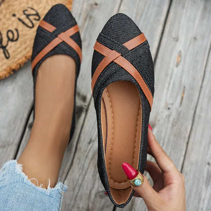 Edvige - Sandalias de Denim Chic