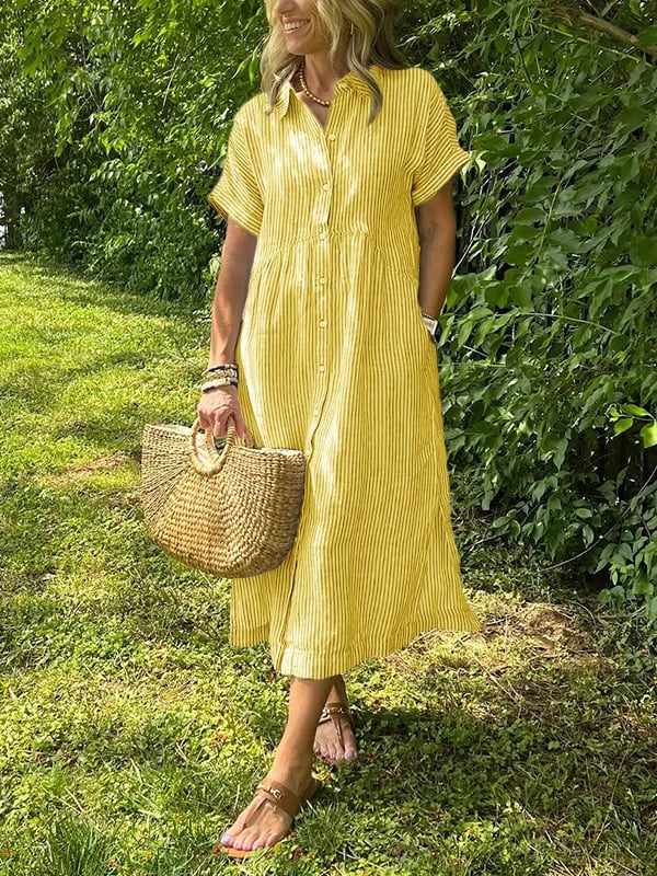CELINE – VESTIDO CAMISERO RELAJADO
