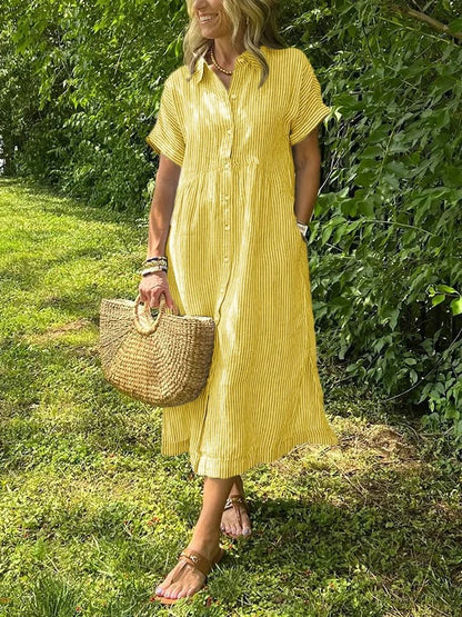 CELINE – VESTIDO CAMISERO RELAJADO
