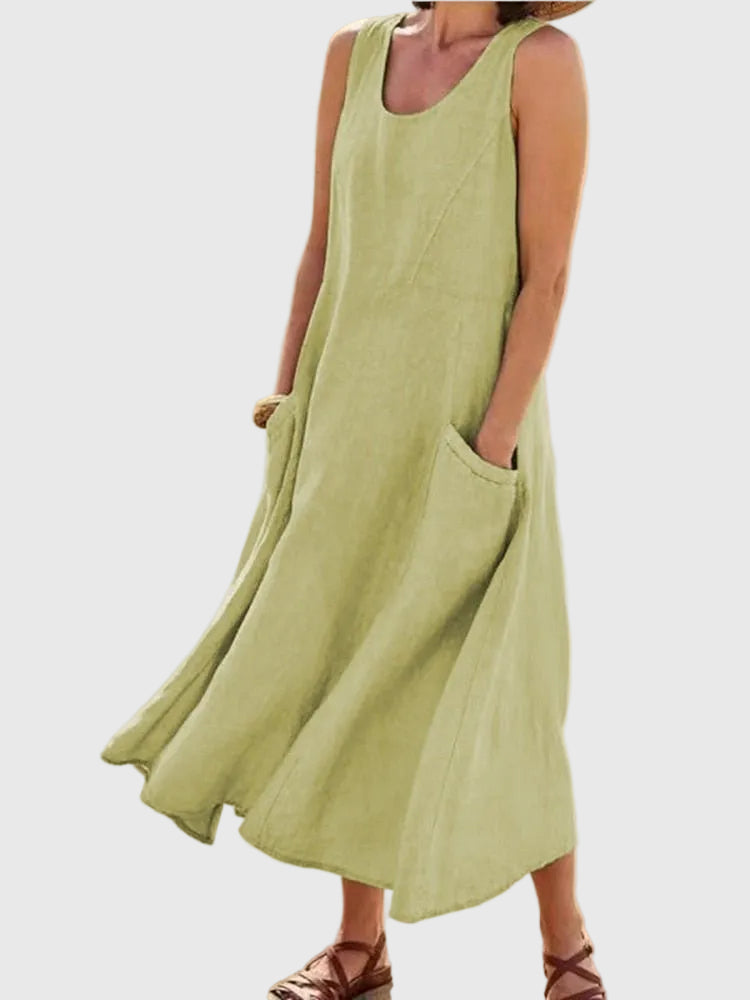Kim | Vestido Midi Fluido y Fresco