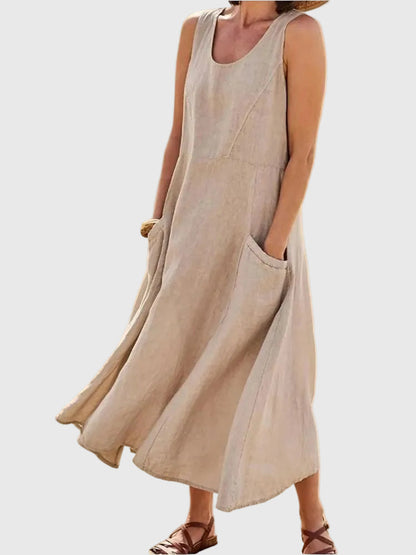 Kim | Vestido Midi Fluido y Fresco