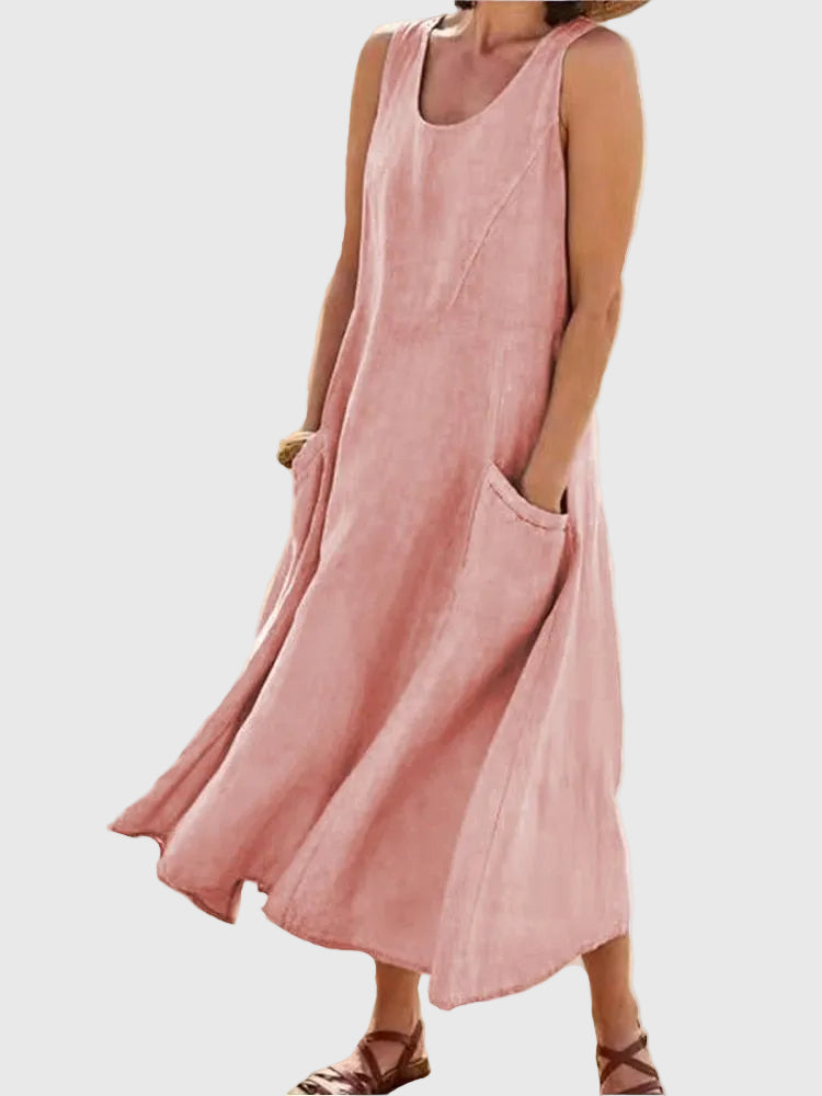 Kim | Vestido Midi Fluido y Fresco