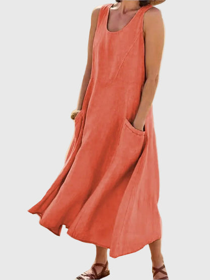 Kim | Vestido Midi Fluido y Fresco
