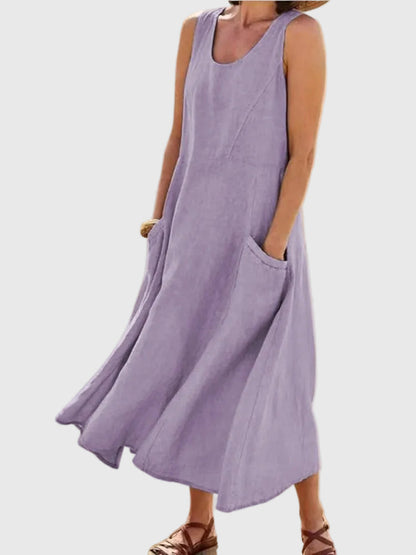 Kim | Vestido Midi Fluido y Fresco
