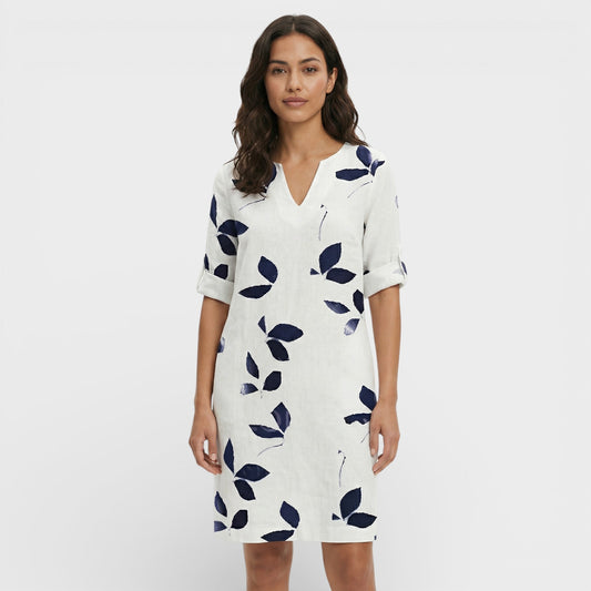 Vestido Mini Vintage Escote V