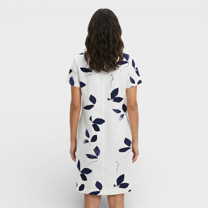 Vestido Mini Vintage Escote V