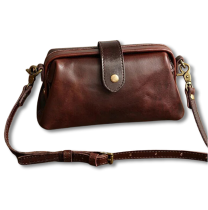 Edis | Bolsa de Hombro Retro Clásica en Formato Compacto