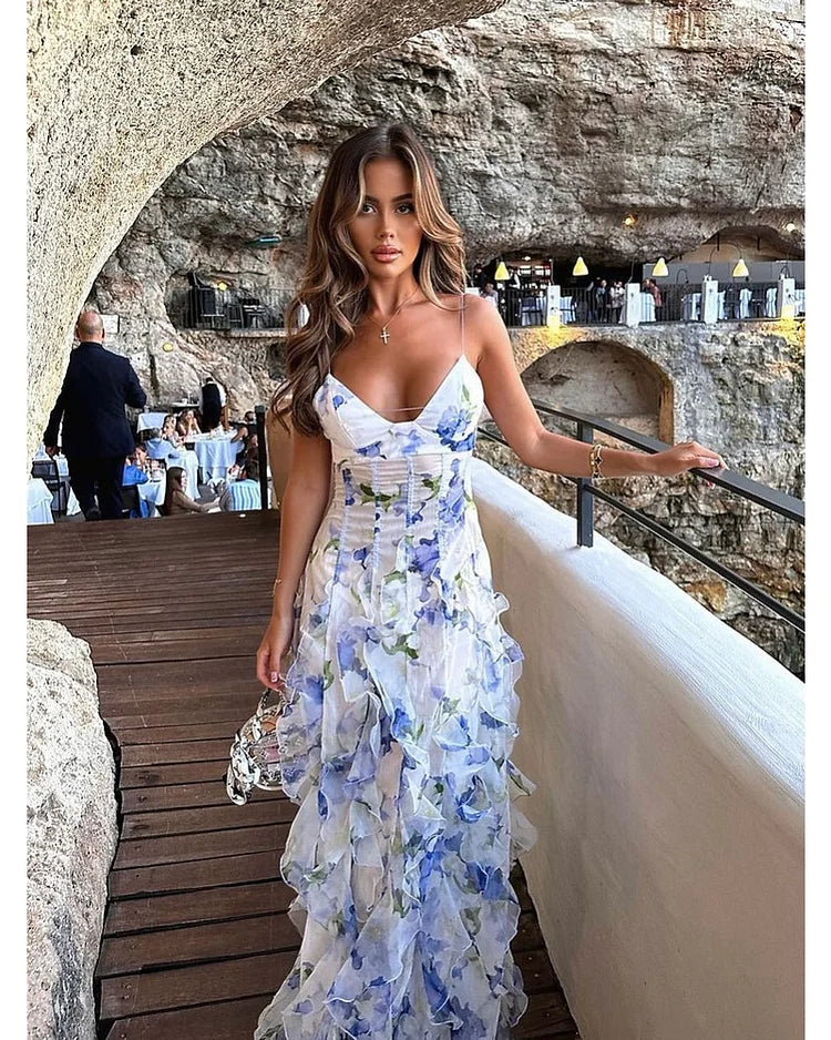 Mikayla - Vestido Elegante con Volantes