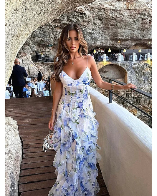 Mikayla - Vestido Elegante con Volantes