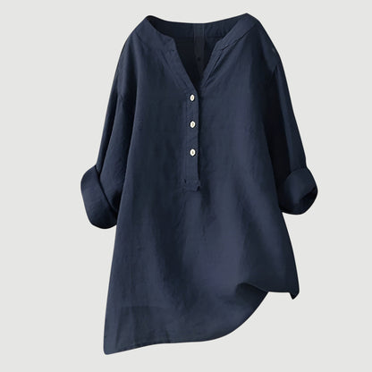 Nayeli™ - CAMISA LIGERA Y CÓMODA CON BOTONES