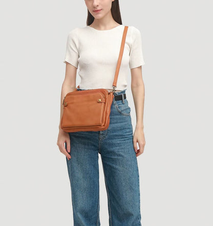 Jovie - Elegante Bolsa Cruzada de Tres Capas