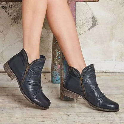 Cassiana - Botas de Cuero Relajadas