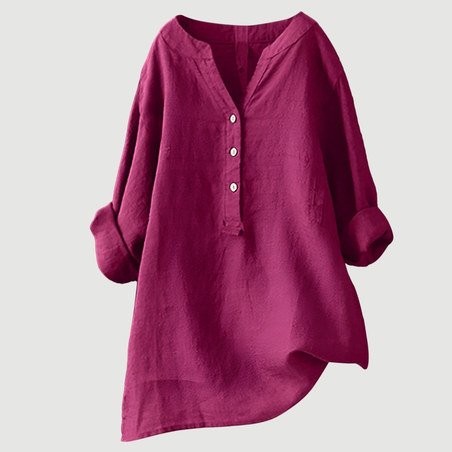 Nayeli™ - CAMISA LIGERA Y CÓMODA CON BOTONES