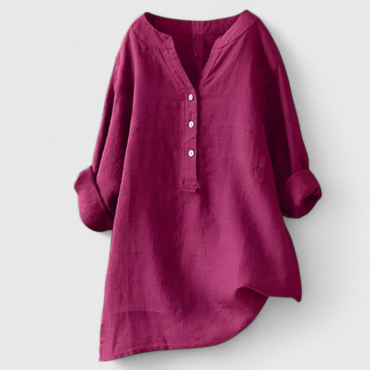 Larienne | Camisa Elegante con Botones Frontales