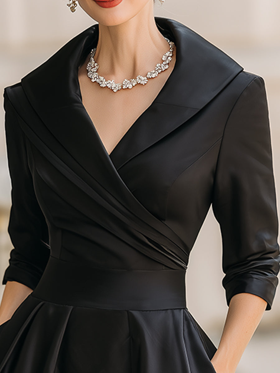 SCARLETT – VESTIDO MIDI DE FIRMA ELEGANTE